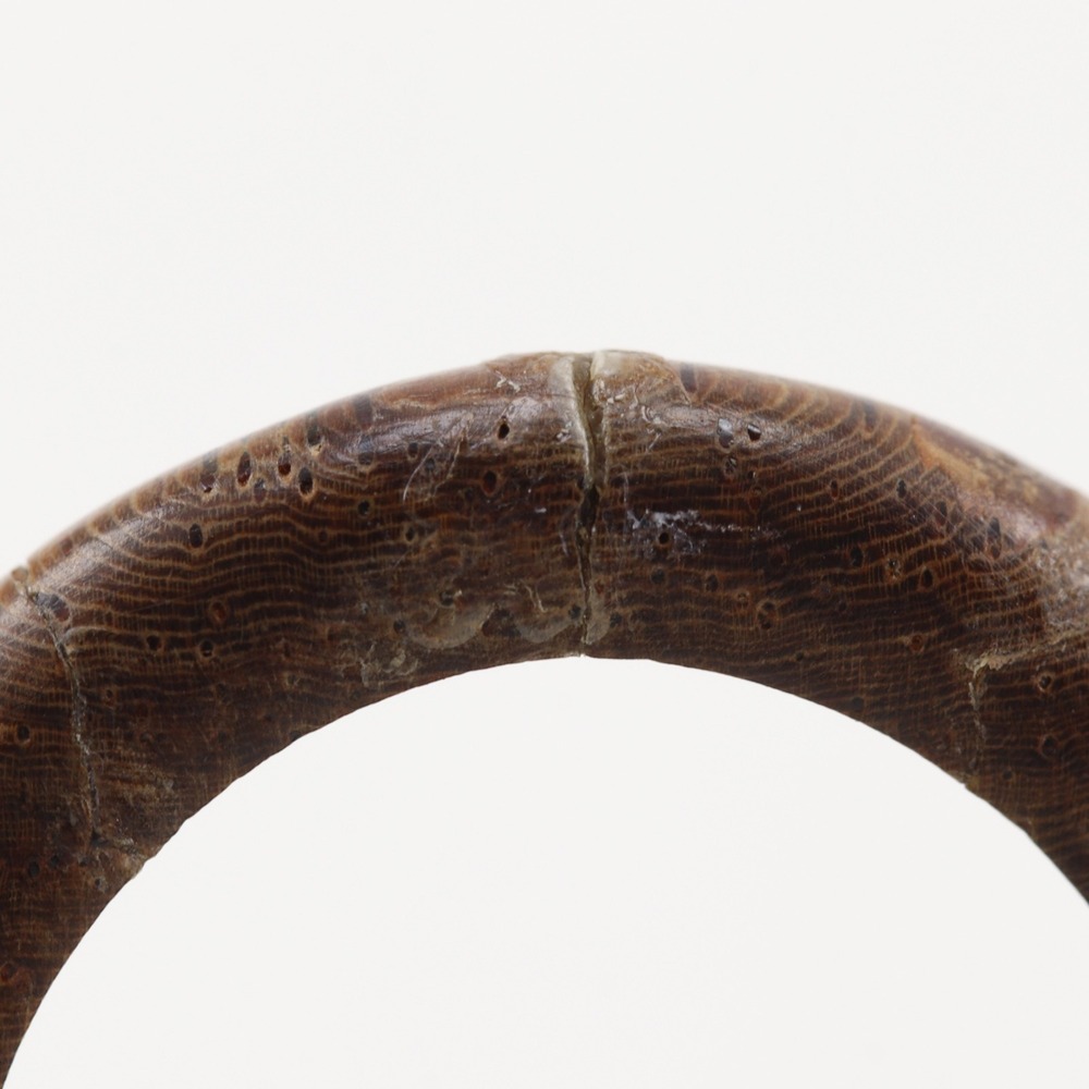 Hermes HERMES Sellier Ring, Size 13, Wood x Gold Plated, Brown, Approx. 5.4g,... - Picture 4 of 6